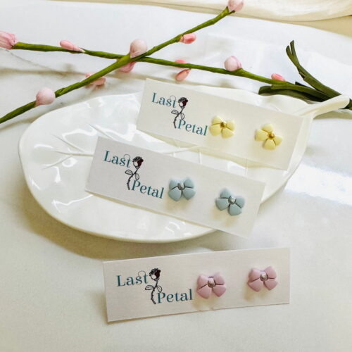 Spring Bow Studs