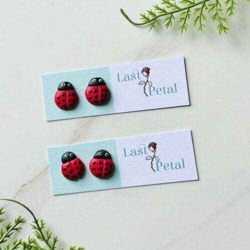 ladybug studs