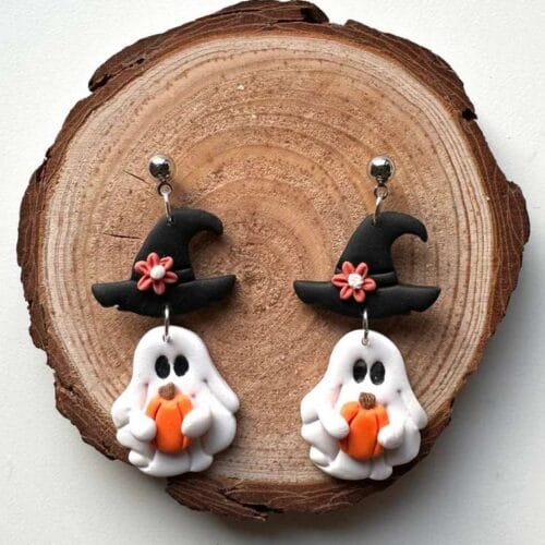 Cute ghost dangles