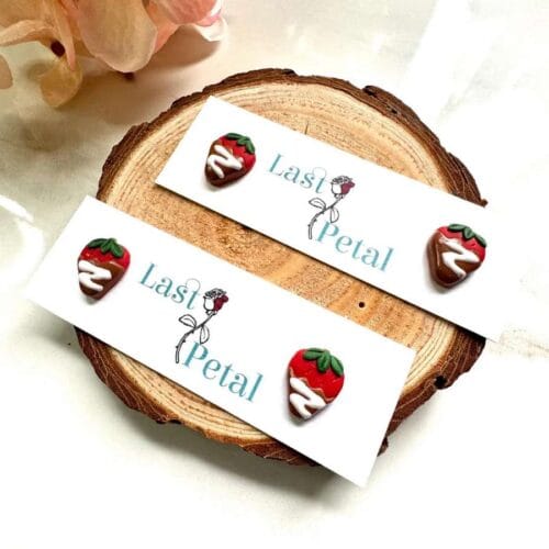 Chocolate Dip Strawberry Studs