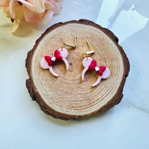 Minnie Heart Headband Dangles