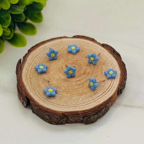 Forget Me Not Flower Studs