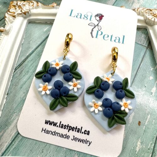 Blueberry Dangles Blueberry Earrings