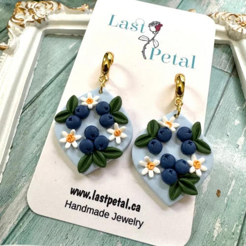 Blueberry Dangles Blueberry Earrings