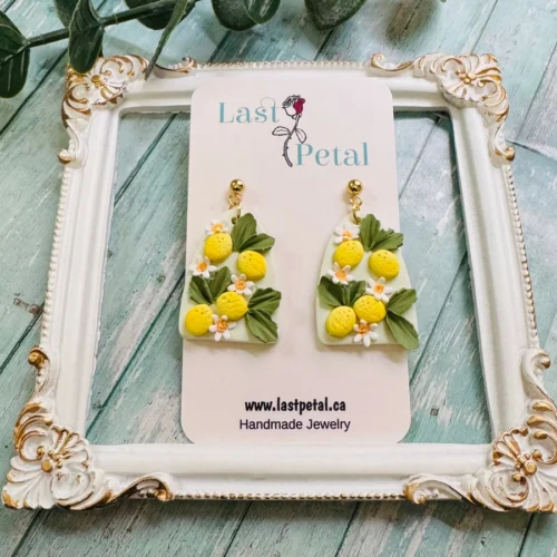 Lemon Dangles Lemon Earrings